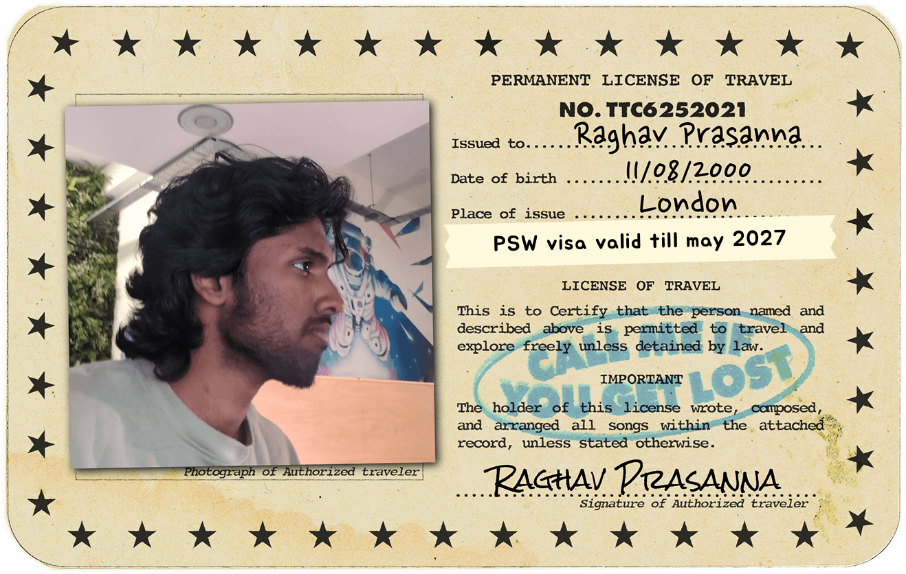 Identity card for Raghav Prasanna
